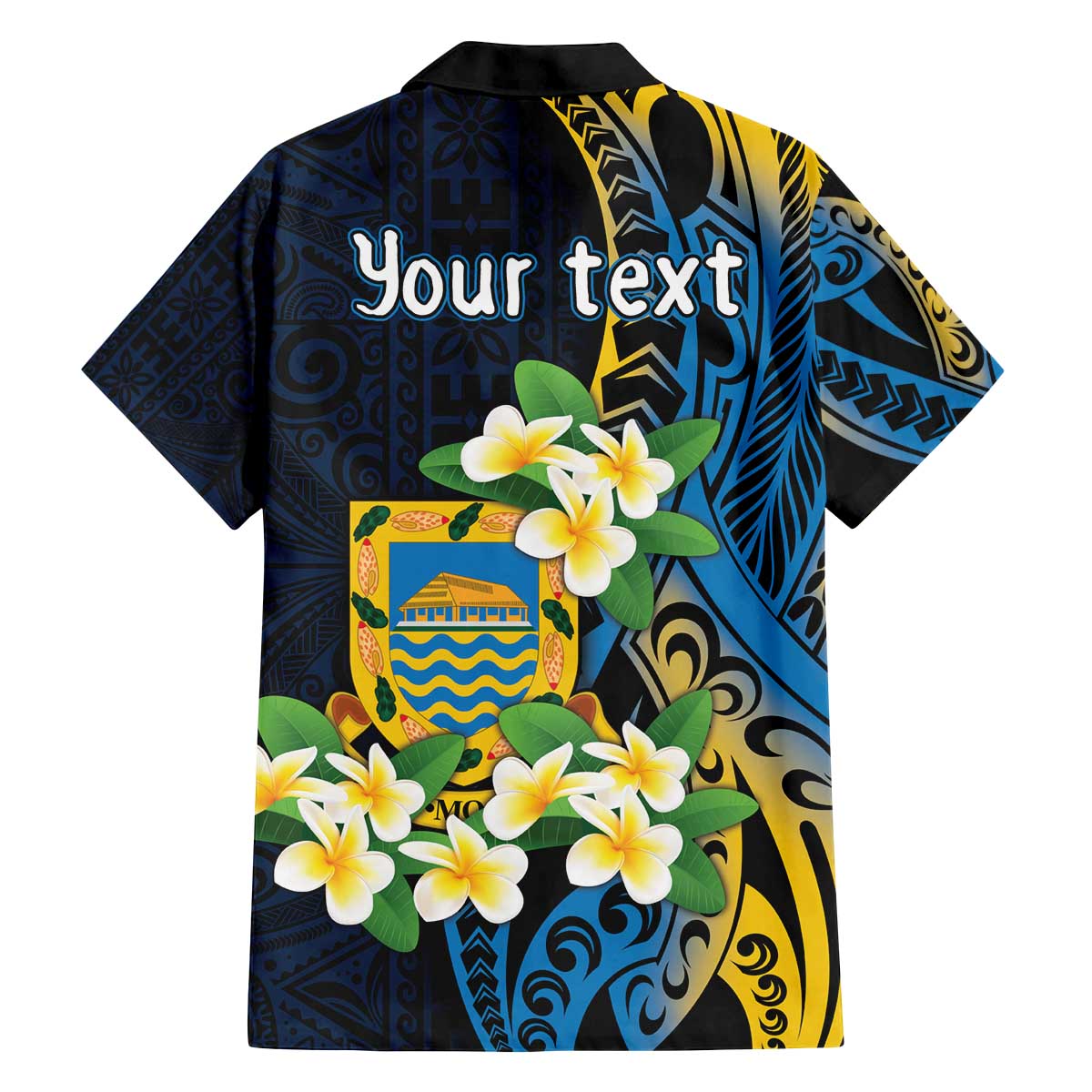 Personalised Tuvalu Beautiful Plumeria Flower Family Matching Off The Shoulder Long Sleeve Dress and Hawaiian Shirt LT9 - Polynesian Pride