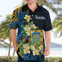 Personalised Tuvalu Beautiful Plumeria Flower Hawaiian Shirt LT9 - Polynesian Pride