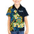 Personalised Tuvalu Beautiful Plumeria Flower Kid Hawaiian Shirt