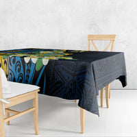 Personalised Tuvalu Beautiful Plumeria Flower Tablecloth LT9 - Polynesian Pride