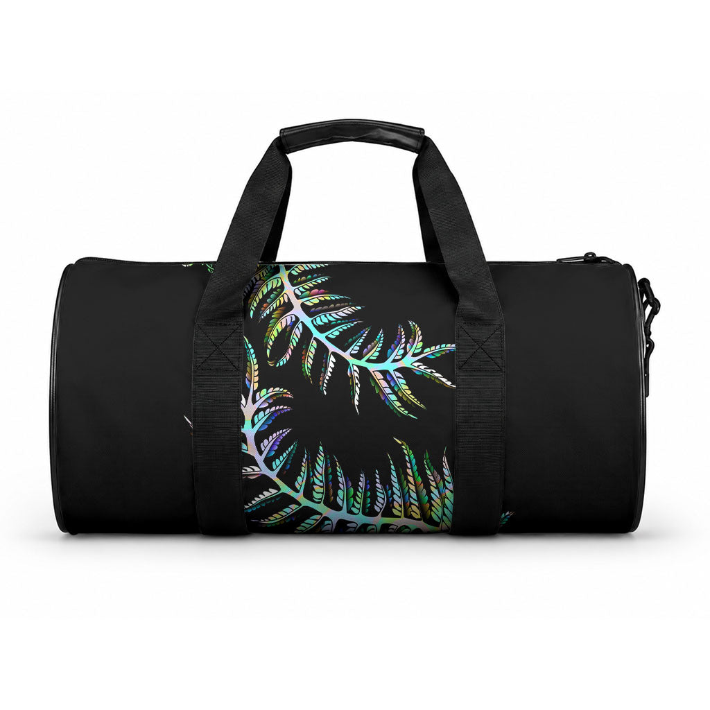 New Zealand Duffle Bag Aotearoa Silver Fern Mixed Papua Shell Green Vibe LT9 One size Green - Polynesian Pride