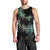 New Zealand Men Tank Top Aotearoa Silver Fern Mixed Papua Shell Green Vibe LT9 - Polynesian Pride