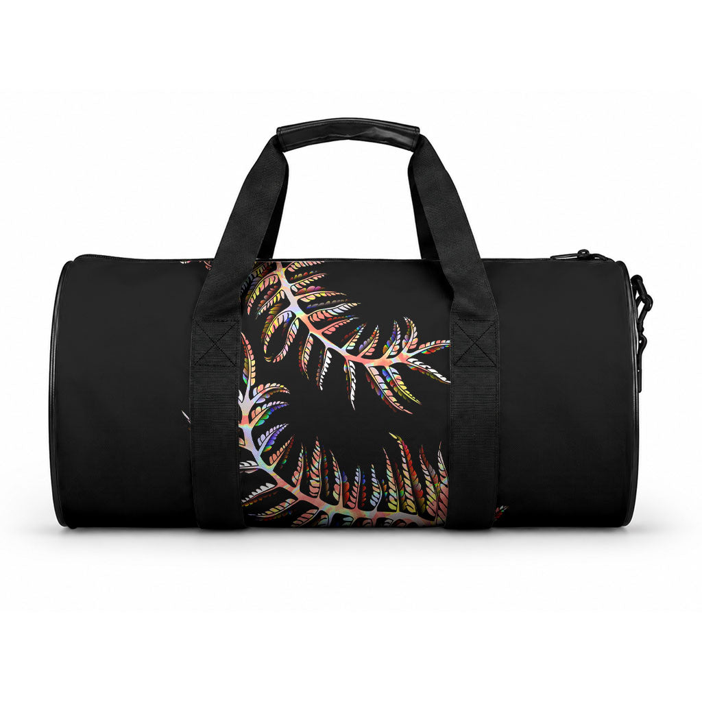 New Zealand Duffle Bag Aotearoa Silver Fern Mixed Papua Shell Red Vibe LT9 One size Red - Polynesian Pride