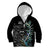 New Zealand Rugby Kid Hoodie NZ Black Fern Champions History With Papua Shell LT9 Zip Hoodie Black - Polynesian Pride