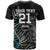 Custom New Zealand Rugby T Shirt NZ Black Fern Champions History With Papua Shell LT9 - Polynesian Pride