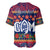 Personalised Guam Christmas Baseball Jersey Felis Pusgua Santa Beach Polynesian Pattern LT9 - Polynesian Pride