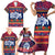 Personalised Guam Christmas Family Matching Short Sleeve Bodycon Dress and Hawaiian Shirt Felis Pusgua Santa Beach Polynesian Pattern LT9 - Polynesian Pride