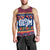 Personalised Guam Christmas Men Tank Top Felis Pusgua Santa Beach Polynesian Pattern LT9 - Polynesian Pride