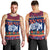 Personalised Guam Christmas Men Tank Top Felis Pusgua Santa Beach Polynesian Pattern LT9 - Polynesian Pride