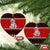 Personalised New Zealand Christmas Ceramic Ornament Maori Tiki Meri Kirihimete LT9 Heart Red - Polynesian Pride