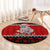 Personalised New Zealand Christmas Round Carpet Maori Tiki Meri Kirihimete LT9 - Polynesian Pride