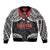 Samoa Black Saturday Bomber Jacket Samoa mo Samoa with Black Ula Fala