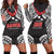 Samoa Black Saturday Hoodie Dress Samoa mo Samoa with Black Ula Fala