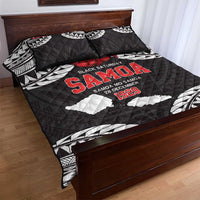 Samoa Black Saturday Quilt Bed Set Samoa mo Samoa with Black Ula Fala