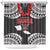 Samoa Black Saturday Shower Curtain Samoa mo Samoa with Black Ula Fala