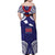 Samoa Black Saturday Family Matching Off Shoulder Maxi Dress and Hawaiian Shirt Samoa mo Samoa with Blue Ula Fala