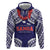 Samoa Black Saturday Hoodie Samoa mo Samoa with Blue Ula Fala