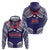 Samoa Black Saturday Hoodie Samoa mo Samoa with Blue Ula Fala