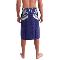 Samoa Black Saturday Lavalava Samoa mo Samoa with Blue Ula Fala