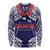 Samoa Black Saturday Long Sleeve Shirt Samoa mo Samoa with Blue Ula Fala