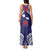 Samoa Black Saturday Tank Maxi Dress Samoa mo Samoa with Blue Ula Fala