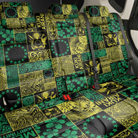Cook Islands Mere Kiritimiti Back Car Seat Cover Pacific Patchwork Xmas Vibes - Polynesian Pride
