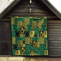 Cook Islands Mere Kiritimiti Quilt Pacific Patchwork Xmas Vibes - Polynesian Pride