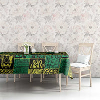 Cook Islands Mere Kiritimiti Tablecloth Pacific Patchwork Xmas Vibes - Polynesian Pride