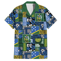 Solomon Islands Meri Kirihimete Hawaiian Shirt Pacific Patchwork Xmas Vibes - Polynesian Pride