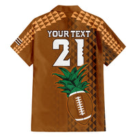 Custom Hawaii Honolulu Bowl Family Matching Short Sleeve Bodycon Dress and Hawaiian Shirt With Kakau Tribal Pattern LT9 - Polynesian Pride