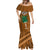 Custom Hawaii Honolulu Bowl Mermaid Dress With Kakau Tribal Pattern LT9 - Polynesian Pride