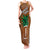 Custom Hawaii Honolulu Bowl Tank Maxi Dress With Kakau Tribal Pattern LT9 Women Brown - Polynesian Pride