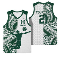 Polynesian Hawaii Volleyball Custom Basketball Jersey Kakau with Sport Style - Polynesian Pride