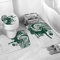 Polynesian Hawaii Volleyball Custom Bathroom Set Kakau with Sport Style - Polynesian Pride