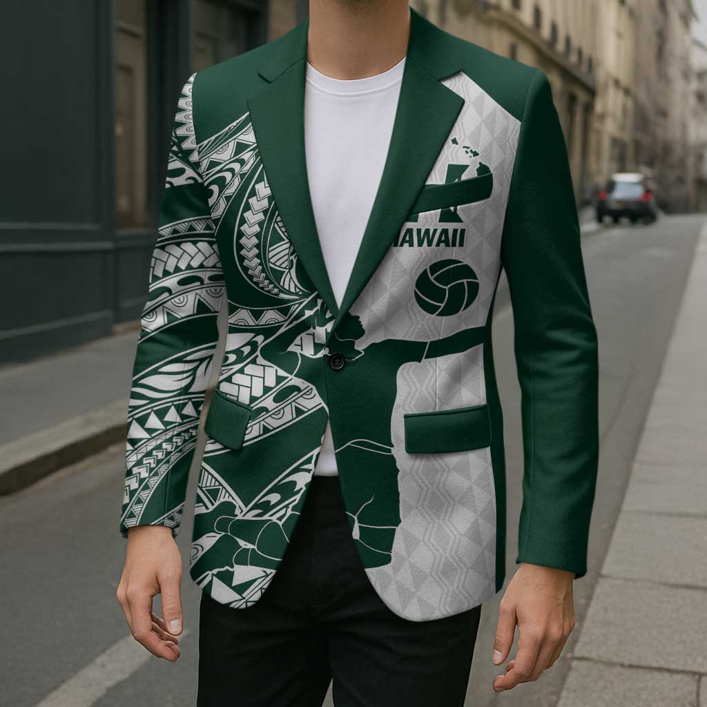 Polynesian Hawaii Volleyball Custom Blazer Kakau with Sport Style - Polynesian Pride