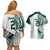 Polynesian Hawaii Volleyball Custom Couples Matching Off Shoulder Short Dress and Hawaiian Shirt Kakau with Sport Style