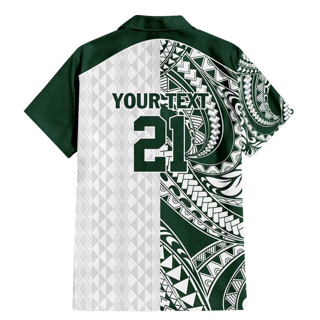 Polynesian Hawaii Volleyball Custom Family Matching Mermaid Dress and Hawaiian Shirt Kakau with Sport Style