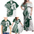 Polynesian Hawaii Volleyball Custom Family Matching Off Shoulder Maxi Dress and Hawaiian Shirt Kakau with Sport Style