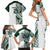 Polynesian Hawaii Volleyball Custom Family Matching Short Sleeve Bodycon Dress and Hawaiian Shirt Kakau with Sport Style