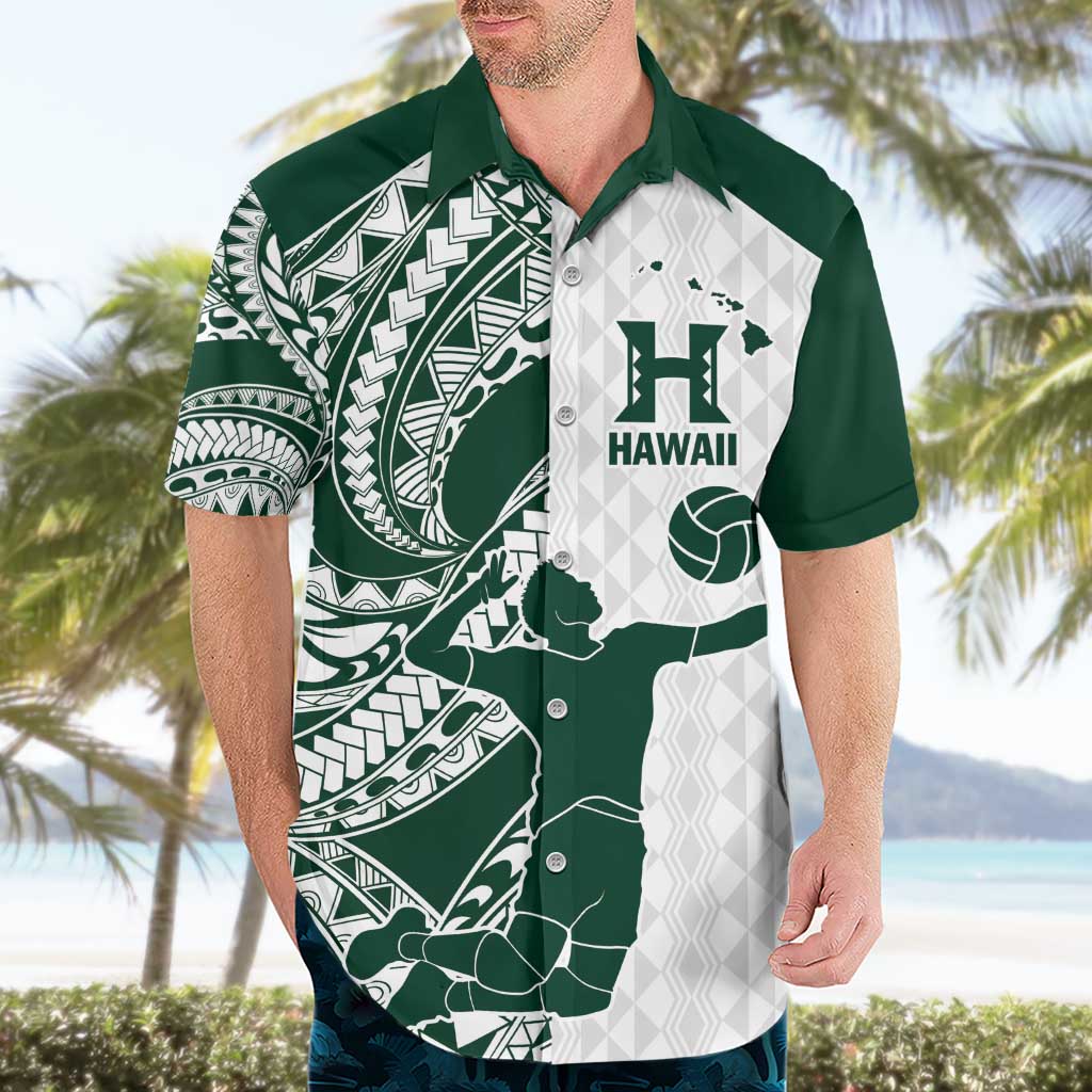 Polynesian Hawaii Volleyball Custom Hawaiian Shirt Kakau with Sport Style LT9 - Polynesian Pride