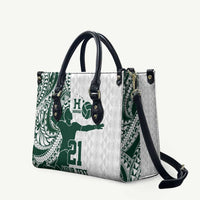 Polynesian Hawaii Volleyball Custom Leather Bag Kakau with Sport Style - Polynesian Pride