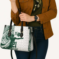 Polynesian Hawaii Volleyball Custom Leather Bag Kakau with Sport Style - Polynesian Pride