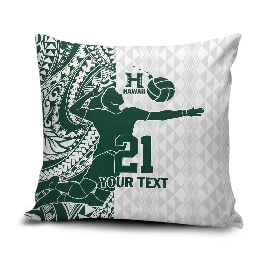 Polynesian Hawaii Volleyball Custom Pillow Cover Kakau with Sport Style - Polynesian Pride