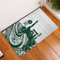 Polynesian Hawaii Volleyball Custom Rubber Doormat Kakau with Sport Style LT9 - Polynesian Pride