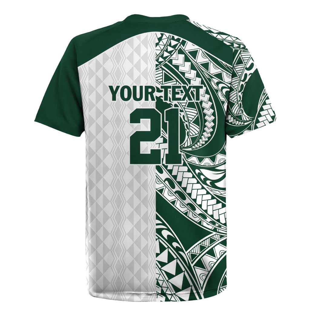 Polynesian Hawaii Volleyball Custom Rugby Jersey Kakau with Sport Style