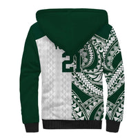 Polynesian Hawaii Volleyball Custom Sherpa Hoodie Kakau with Sport Style LT9 - Polynesian Pride