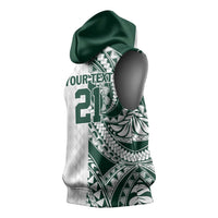Polynesian Hawaii Volleyball Custom Sleeveless Hoodie Kakau with Sport Style - Polynesian Pride