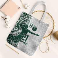 Polynesian Hawaii Volleyball Custom Tote Bag Kakau with Sport Style - Polynesian Pride