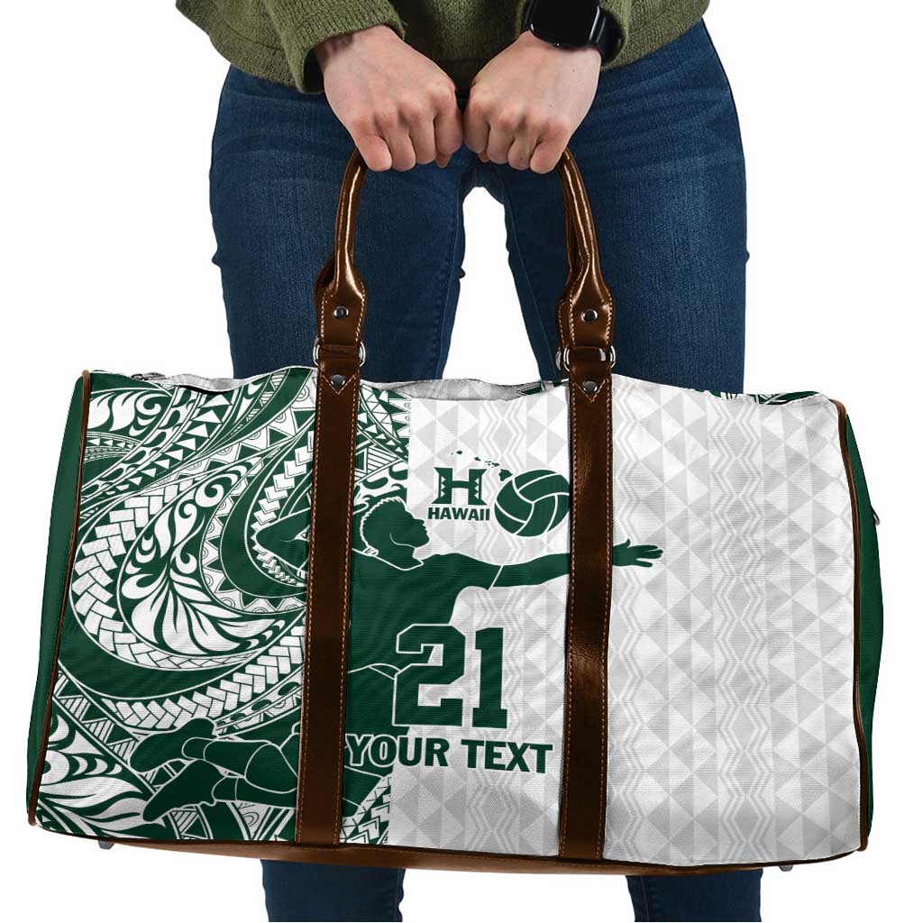 Polynesian Hawaii Volleyball Custom Travel Bag Kakau with Sport Style - Polynesian Pride