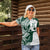 Polynesian Hawaii Volleyball Custom Women Polo Shirt Kakau with Sport Style